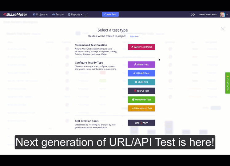 blazemeter updates, API functional testing