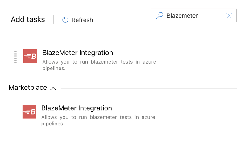 Installed BlazeMeter Extension from the Azure DevOps Marketplace