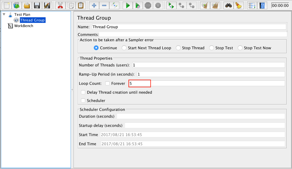 how to load test with cassandra database