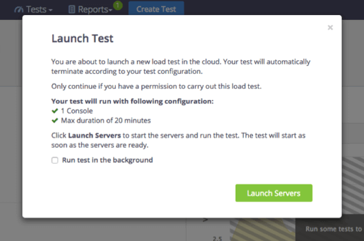 Launch test