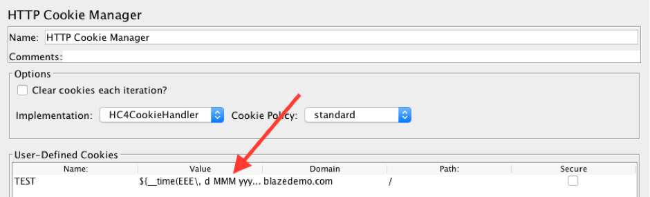 jmeter advanced cookies testing scenarios