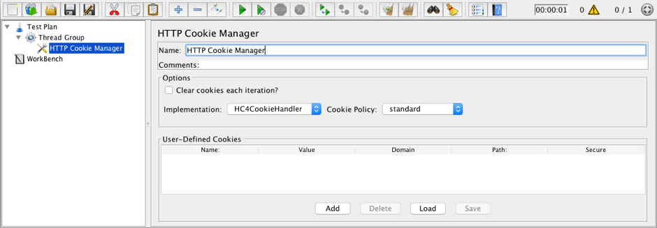 how to load test cookies