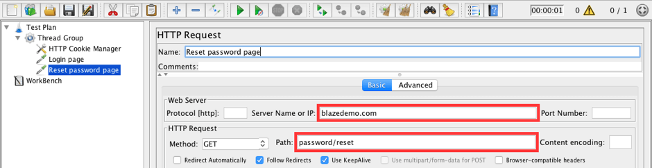 jmeter cookie testing