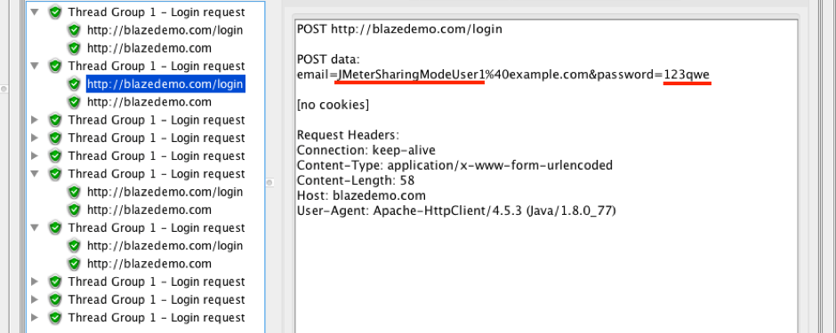 jmeter csv data set config sharing mode