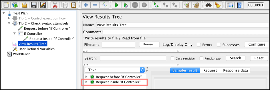 how to use the if controller in the jmeter