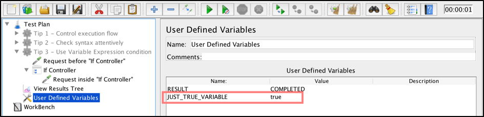 how to use the if controller in jmeter