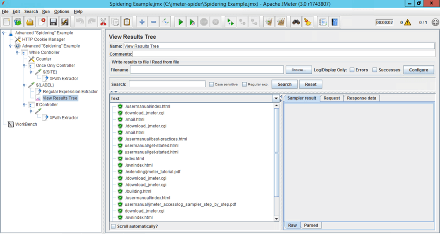 JMeter GUI