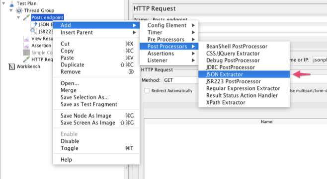 JSON Extractor