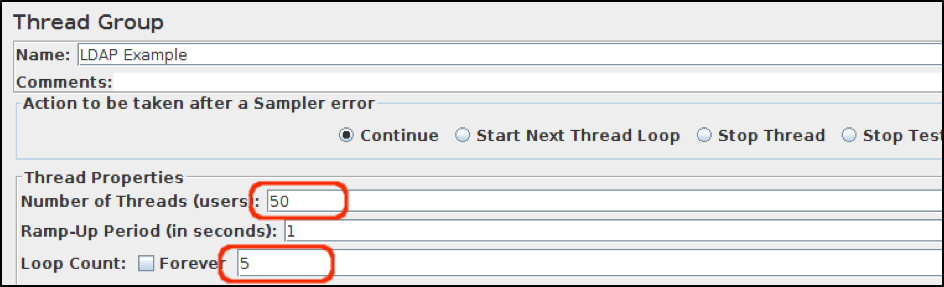 "LDAP Example" thread group