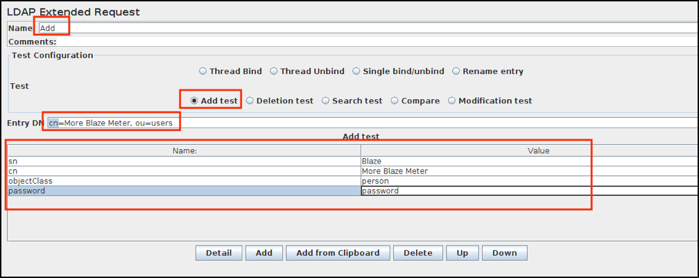 ldap sampler jmeter add test