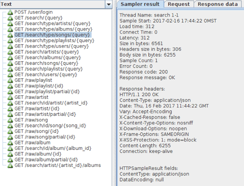 view results tree sampler result tab