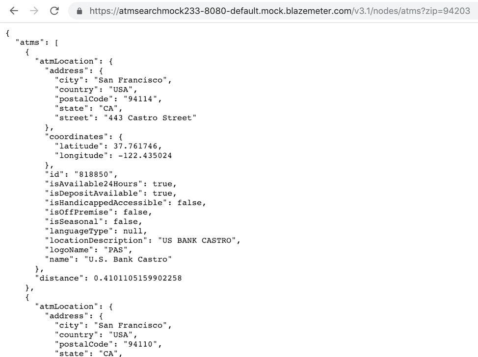 mock services with code