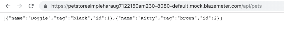 running mock services with blazemeter