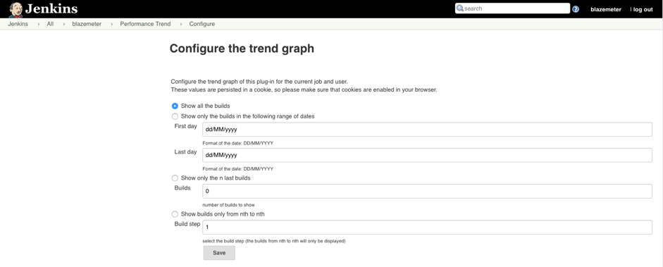 performance trends analysis on jenkins