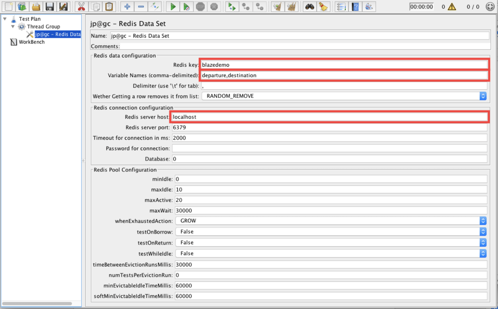 how do i use jmeter with redis